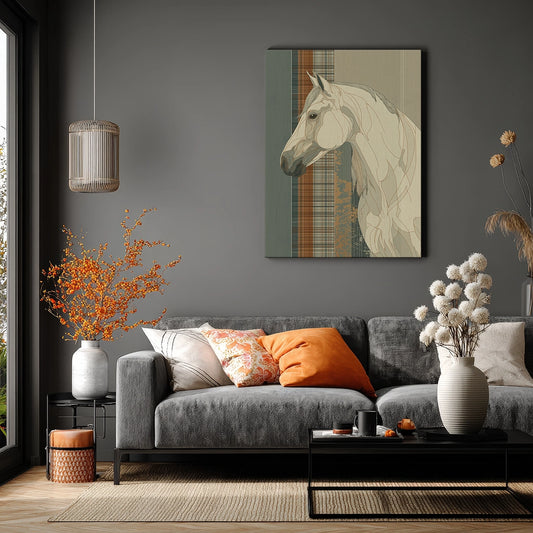 Plaid Noble - Canvas Print