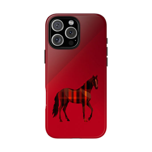 Middle Strip Phone Case (Red)
