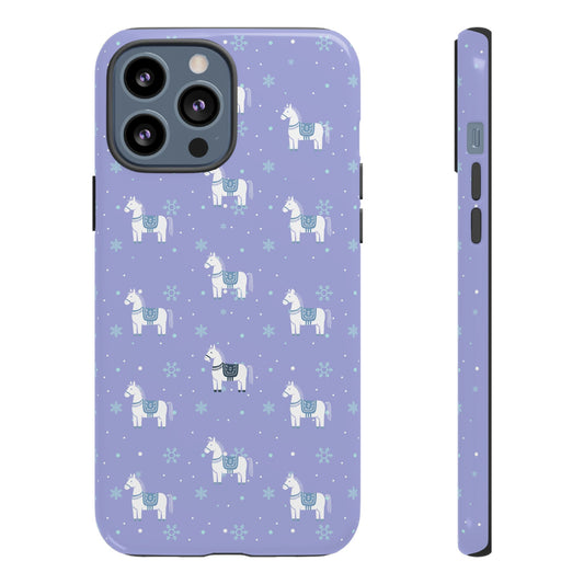 Horse Design Phone Case (Purple)