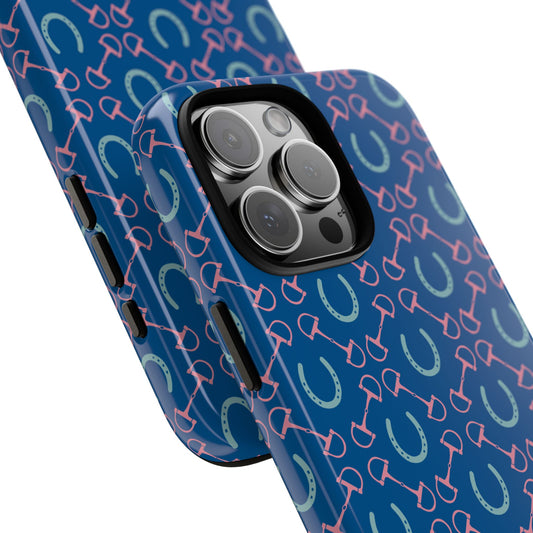 Shoes and Bit Phone Case (Navy)