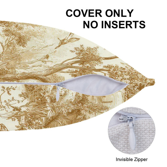 Country Life Throw Pillow Covers