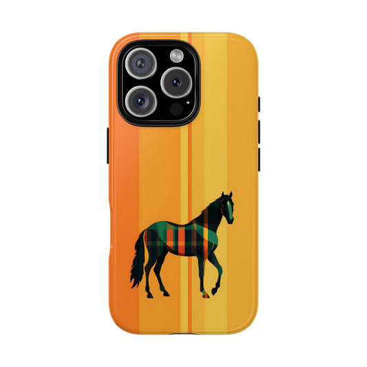 Middle Strip Phone Case (Orange)