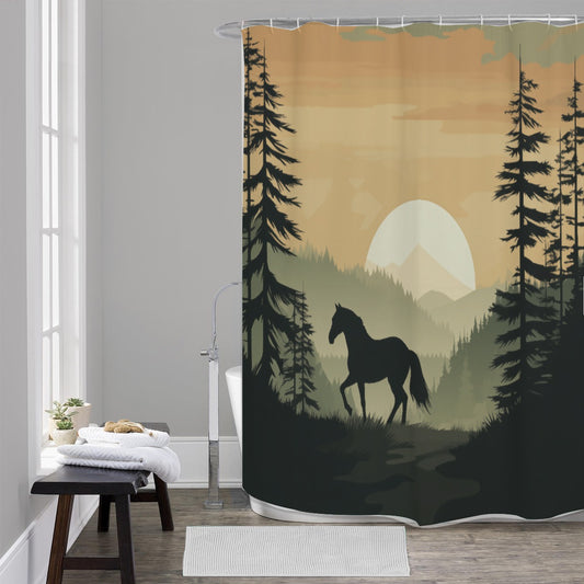 Dusk Path - Shower Curtains