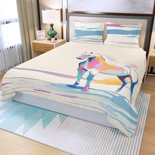 Pastel White - Duvet Bedding Set
