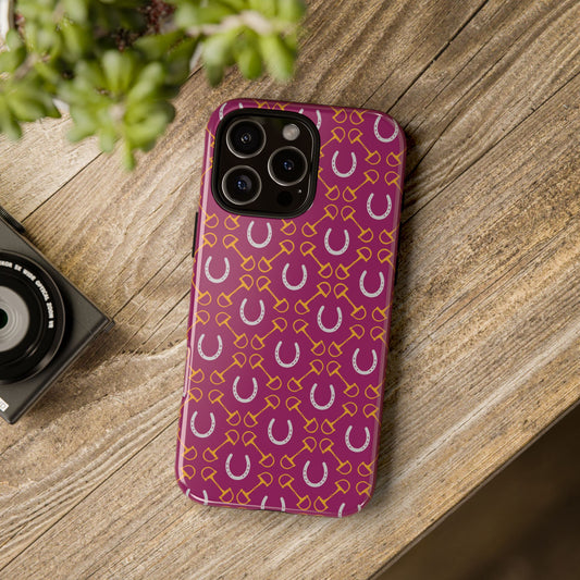 Shoes and Bit Phone Case (Magenta)