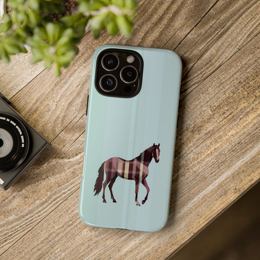 Middle Strip Phone Case (Light Blue)