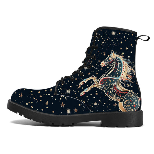 Eco Leather Ankle Boot - Starry Horse