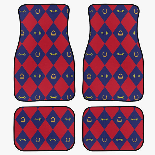 Car Floor Mat - Argyle Tacks