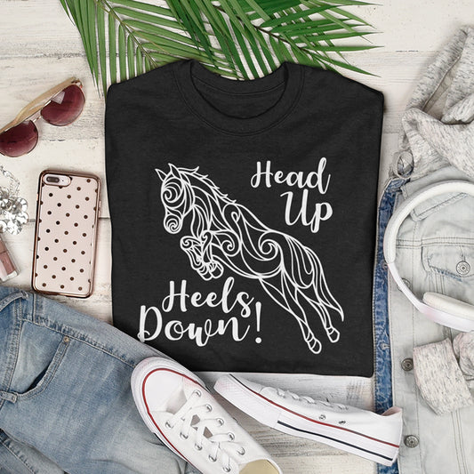 Head Up Heels Down T-shirt (More Colors)