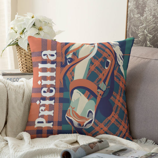 Couch Pillowcase - Abstract Tartan