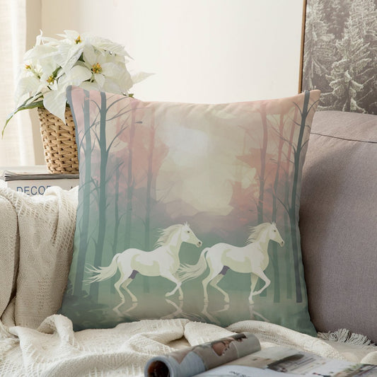 Couch Pillowcase - Dawn Forest