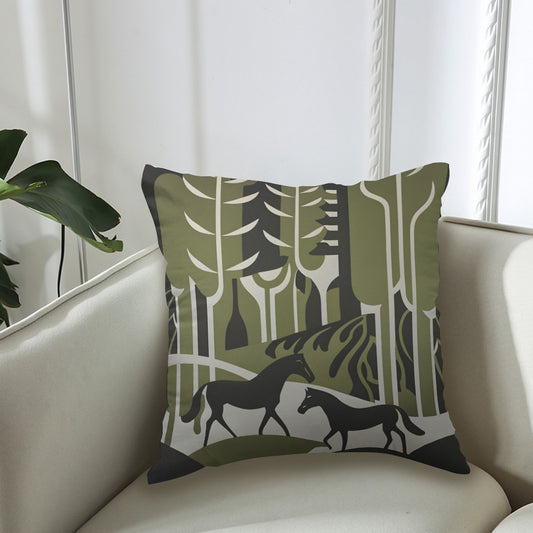 Couch Pillowcase - Green Shadow