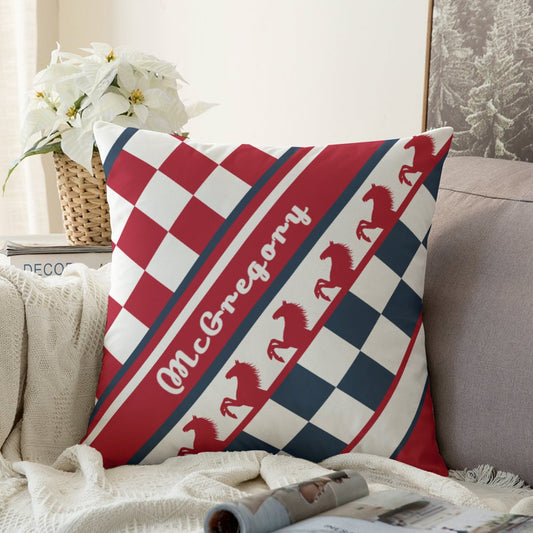 Couch Pillowcase (Personalized) - Checkers
