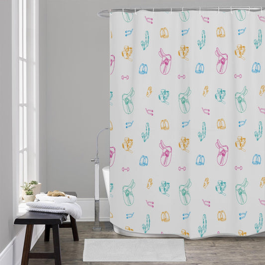 Saddle & Tack Shower Curtain