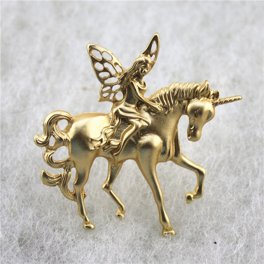Brooch & Pin - Fairy & Unicorn