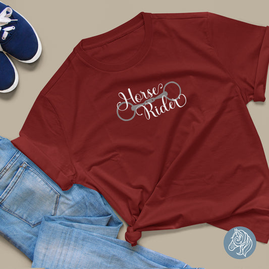 Horse Rider & Bit Unisex T-shirt (More Colors)