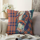 Couch Pillowcase - Abstract Tartan