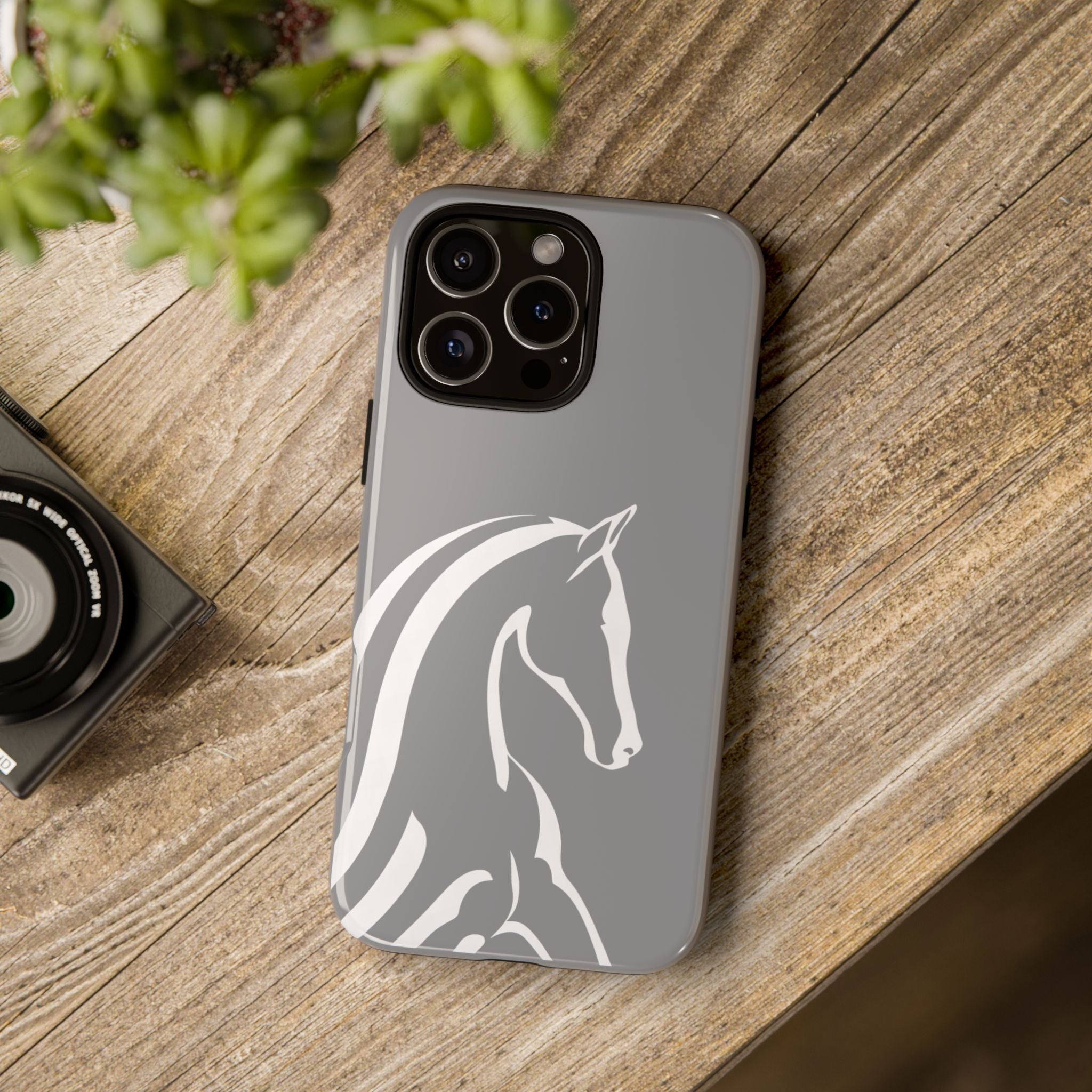 On athe Line Phone Case (Grey)
