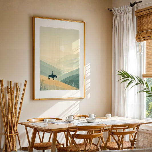 Valley Watch - Wooden Framed Poster
