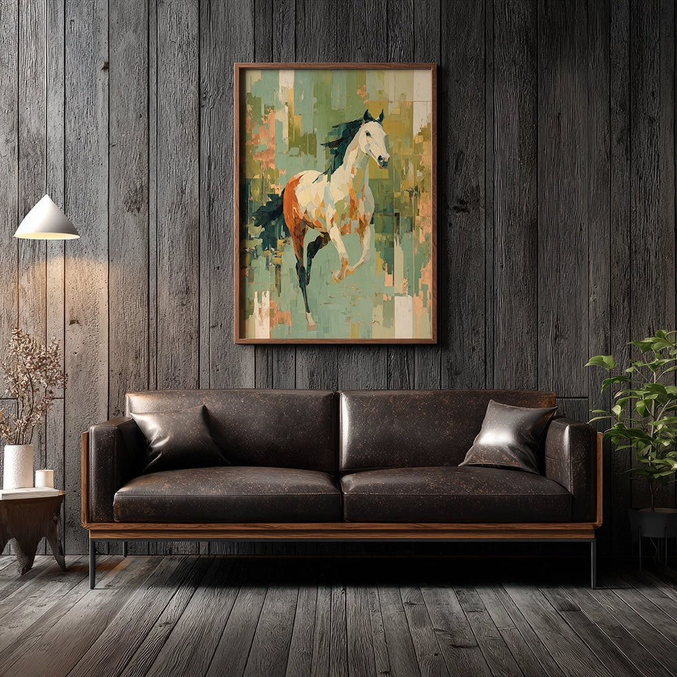 Momentum Mosaic - Wooden Framed Poster