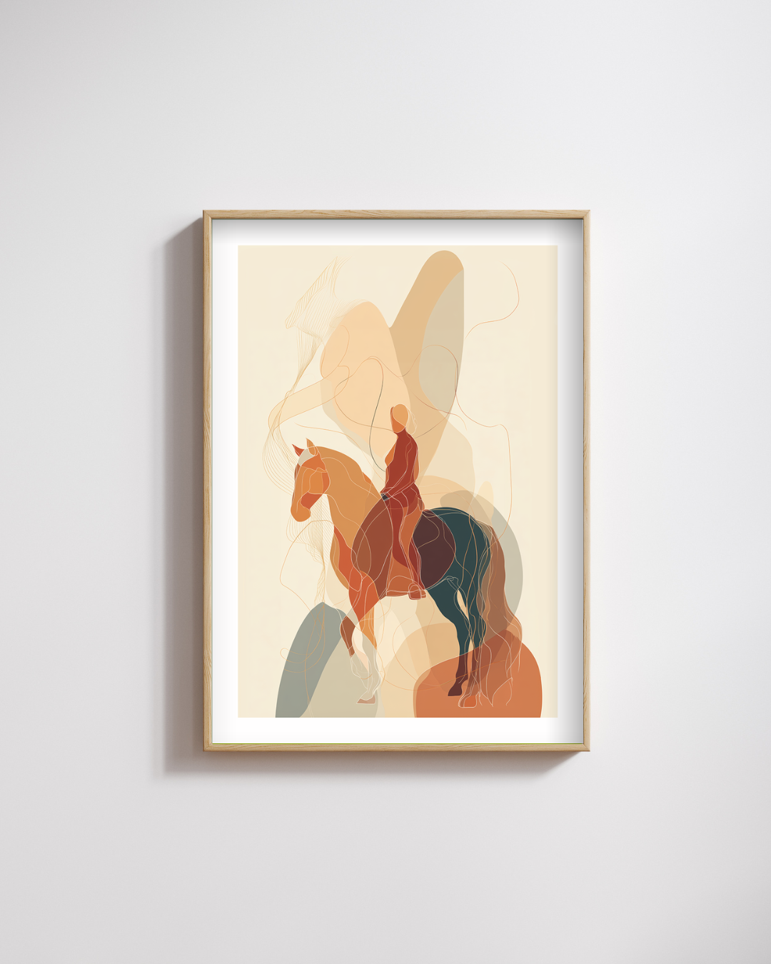 Golden Ride - Wooden Framed Poster