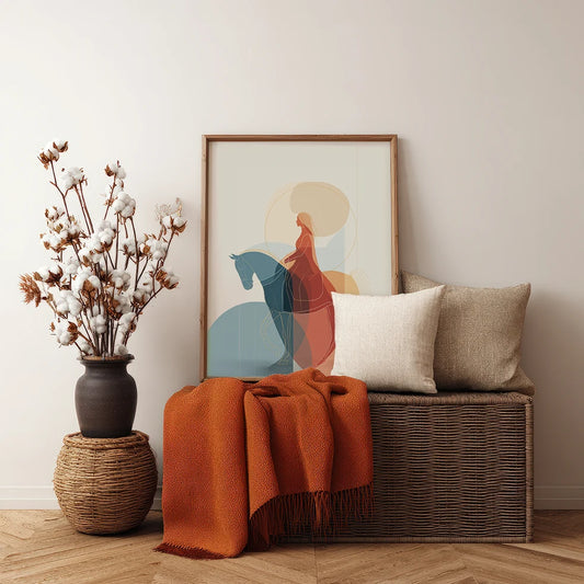 Sunlit Rider - Art Prints
