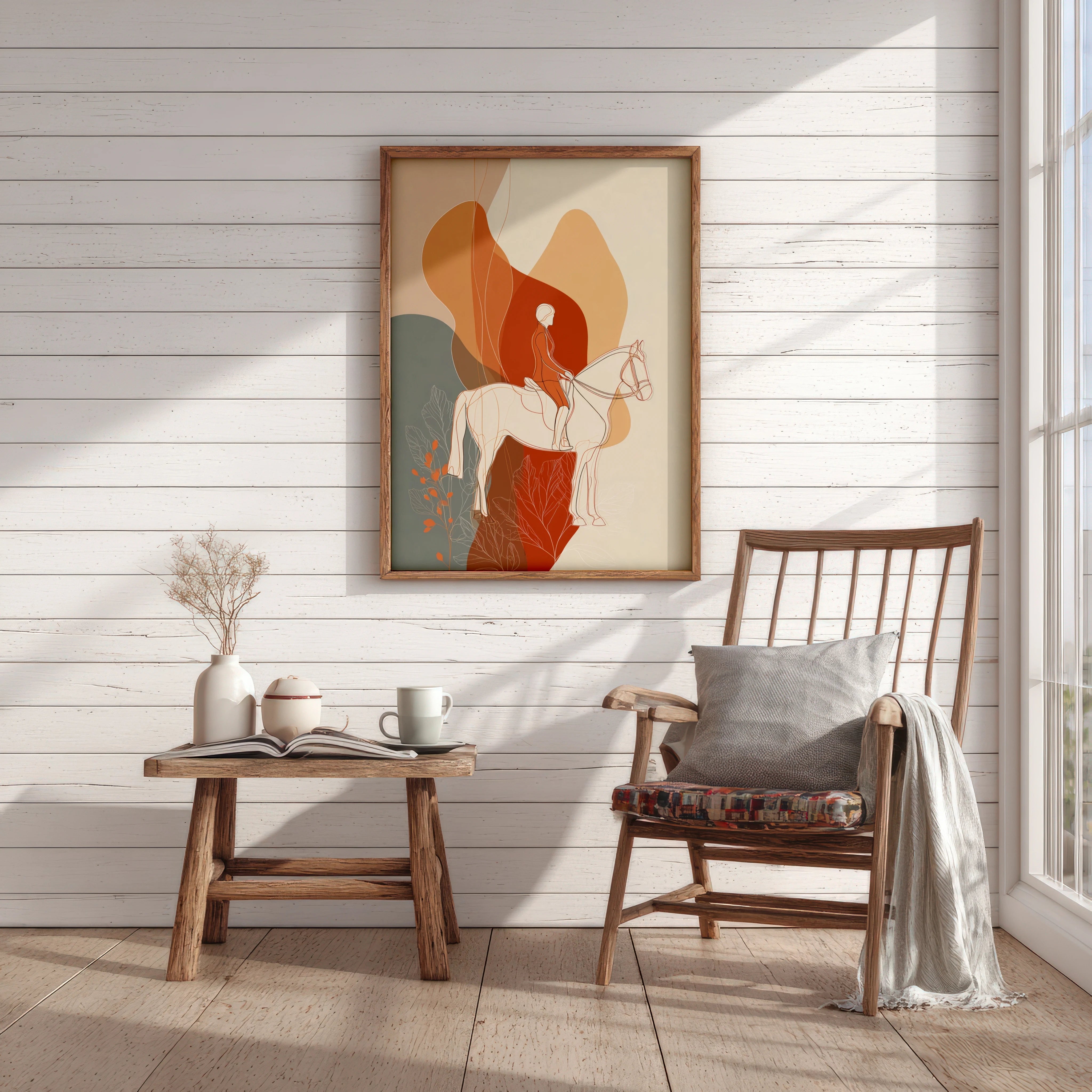 Terra Ride - Wooden Framed Poster