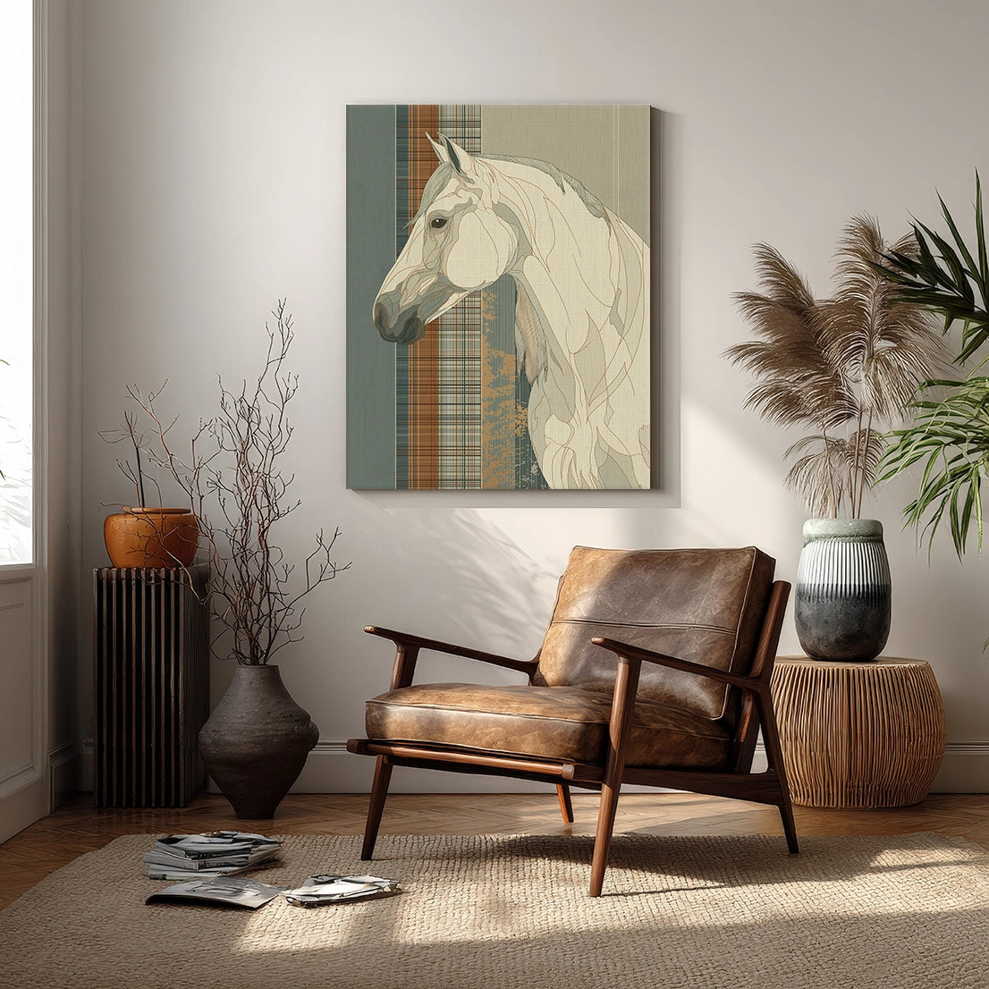 Plaid Noble - Canvas Print