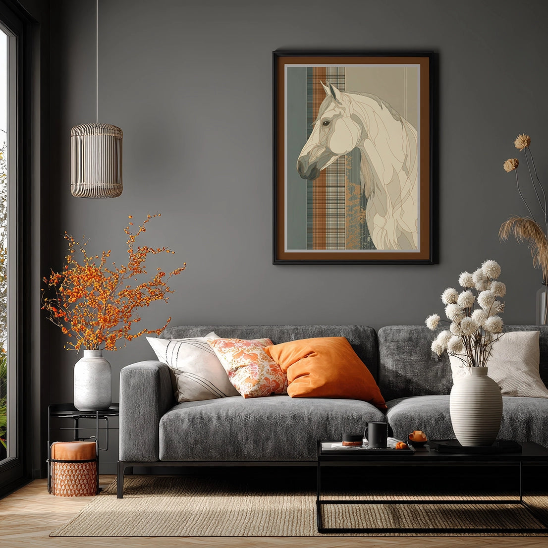Plaid Noble - Wooden Framed Poster