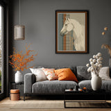 Plaid Noble - Wooden Framed Poster