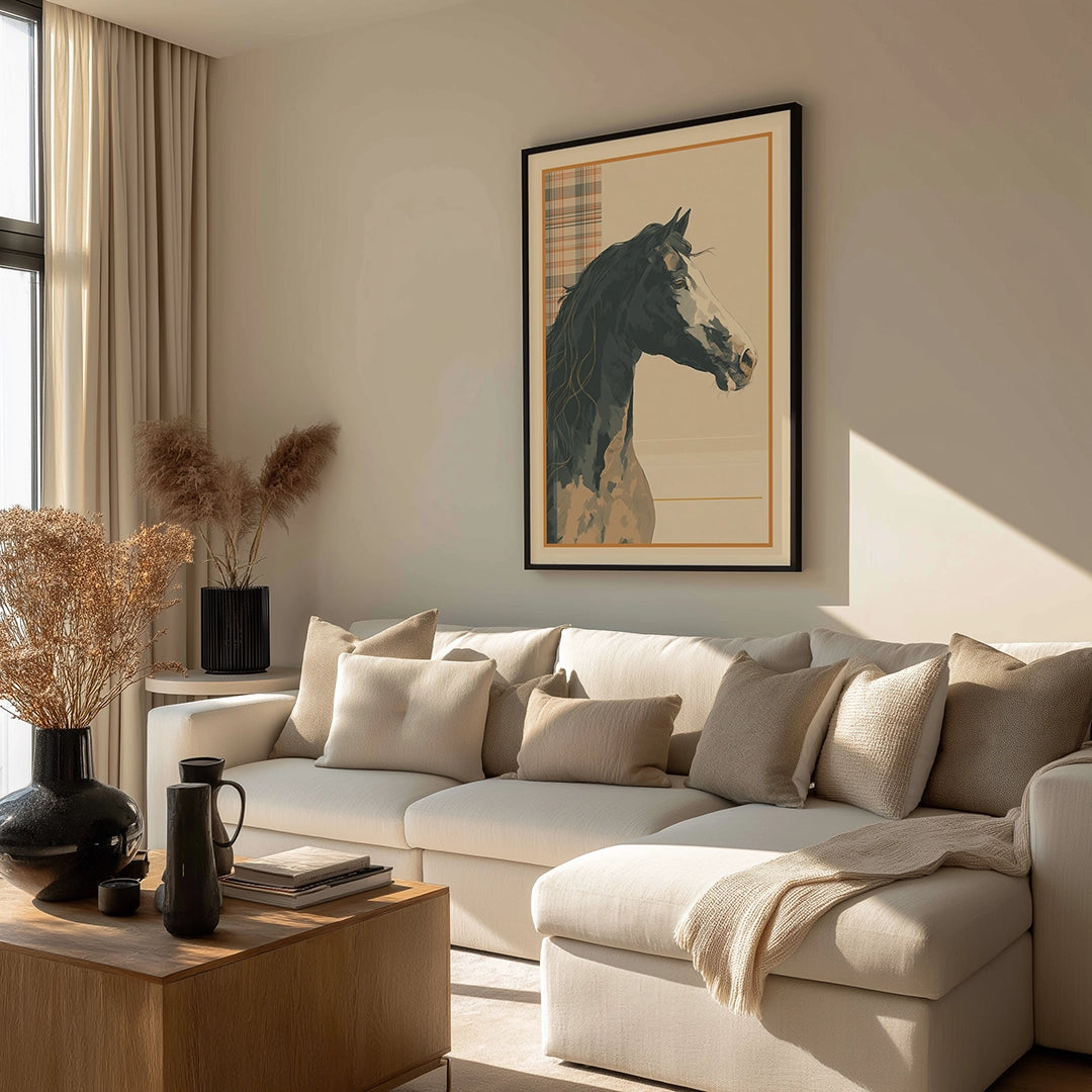 Quiet Profile - Wooden Framed Poster