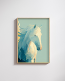 The Quiet Gaze - Wooden Framed Poster