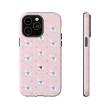 Horse Design Phone Case (Light Pink)