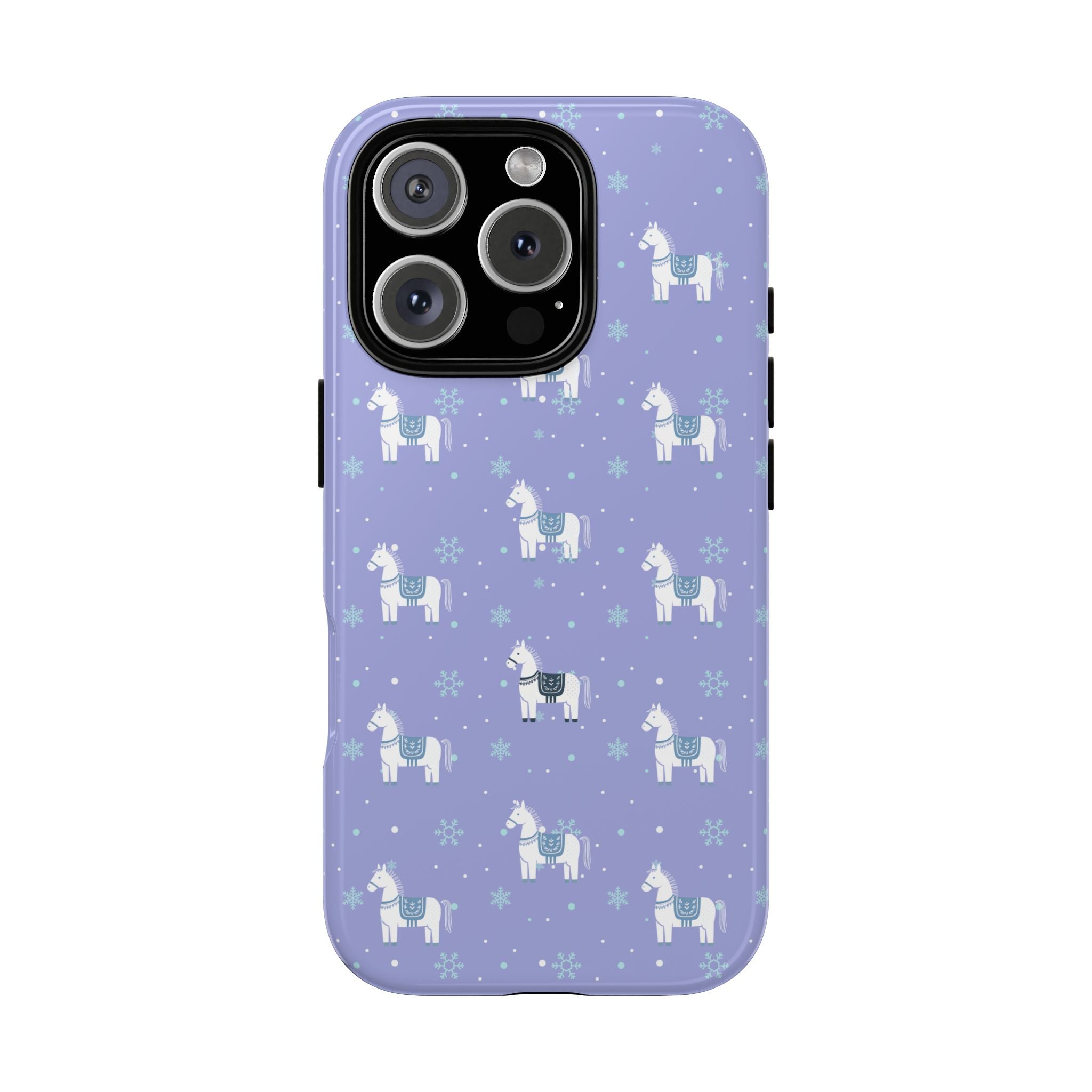 Horse Design Phone Case (Purple)