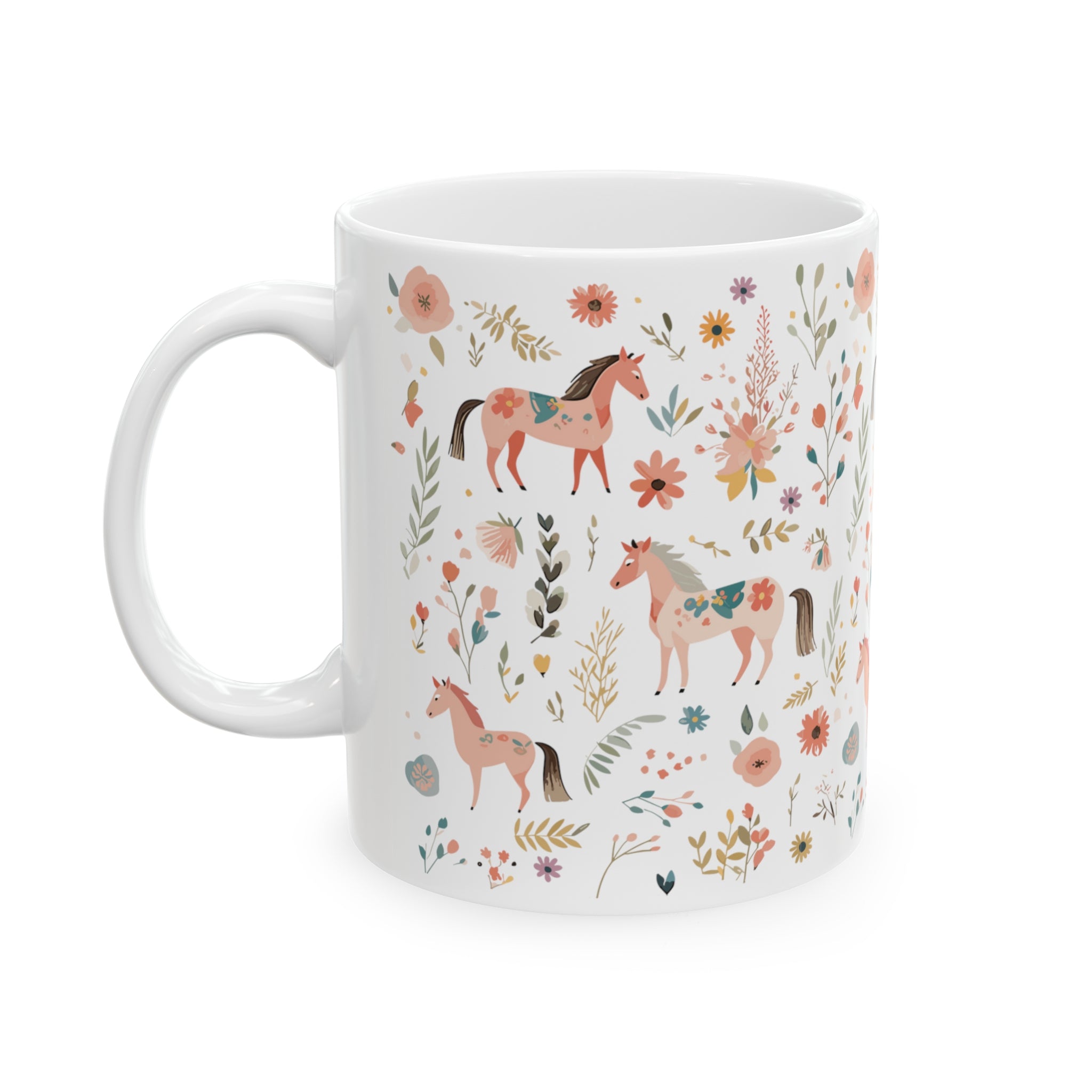 Mug - Floral Initial