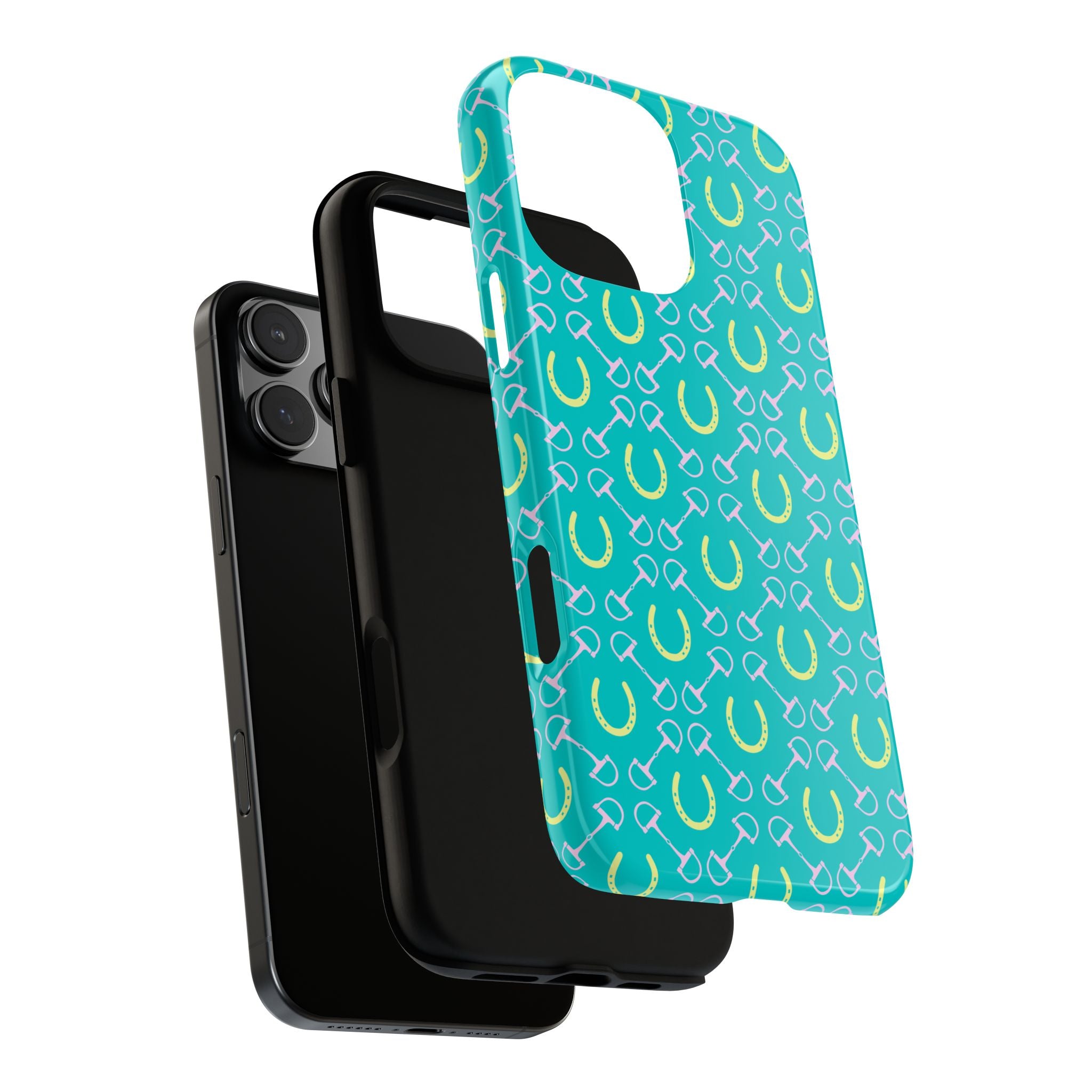 Shoes and Bit Phone Case (Turquoise)