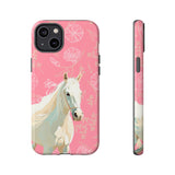 Pink Horse Design Phone Case