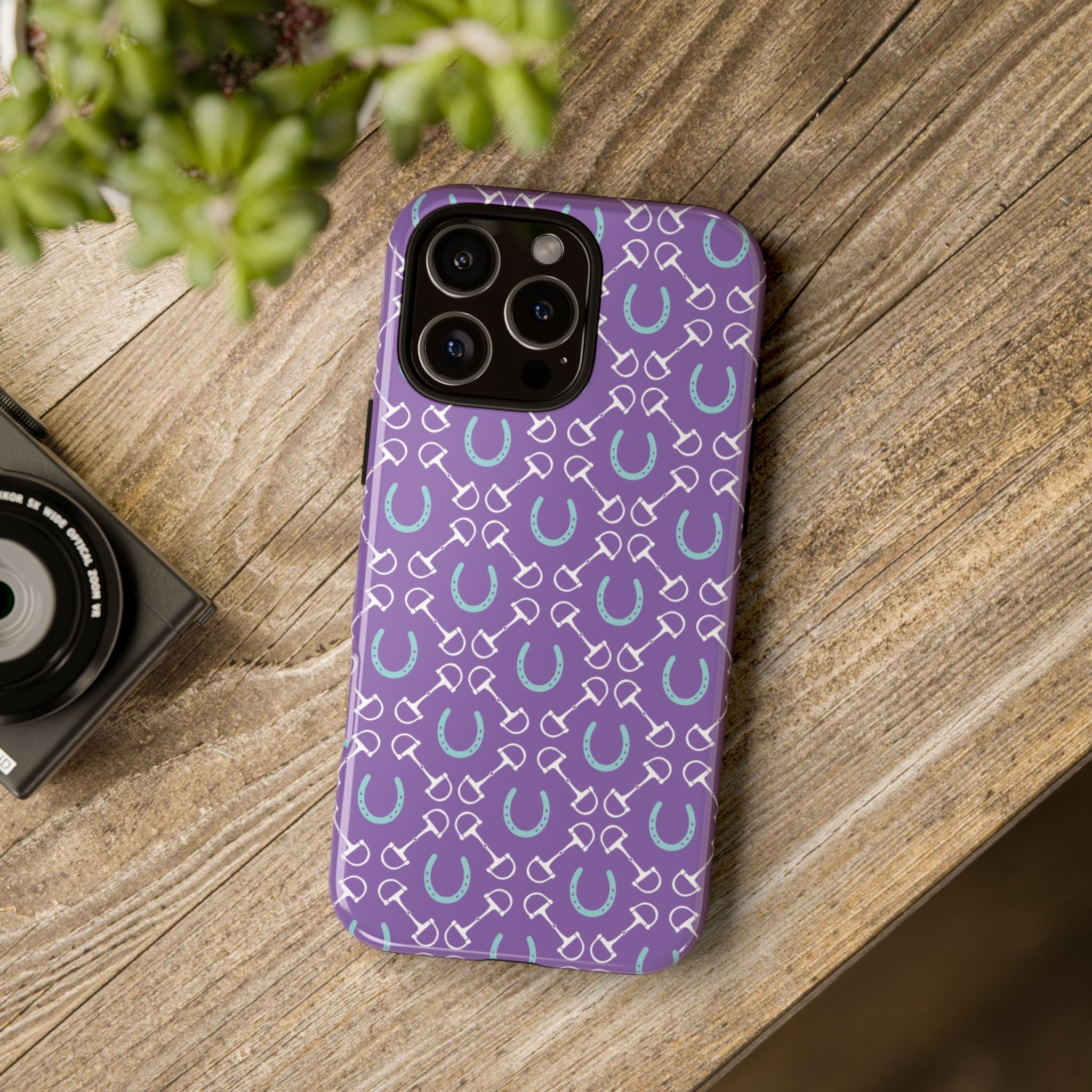 Shoes and Bit Phone Case (Purple)