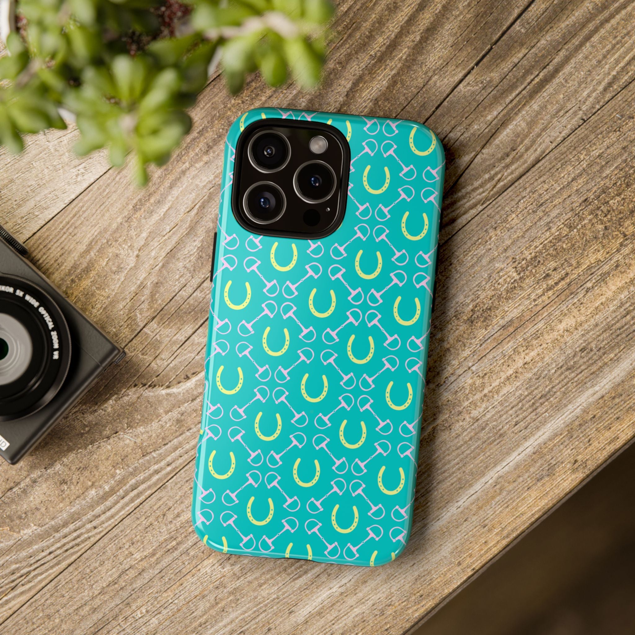Shoes and Bit Phone Case (Turquoise)