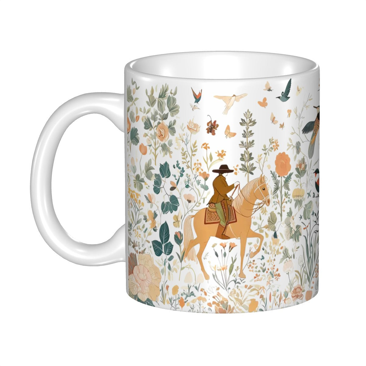 Botanic Riders Ceramic Coffee Mug