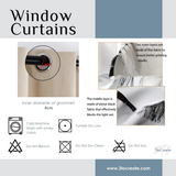 Horse Bits Pattern Curtains  (Black)