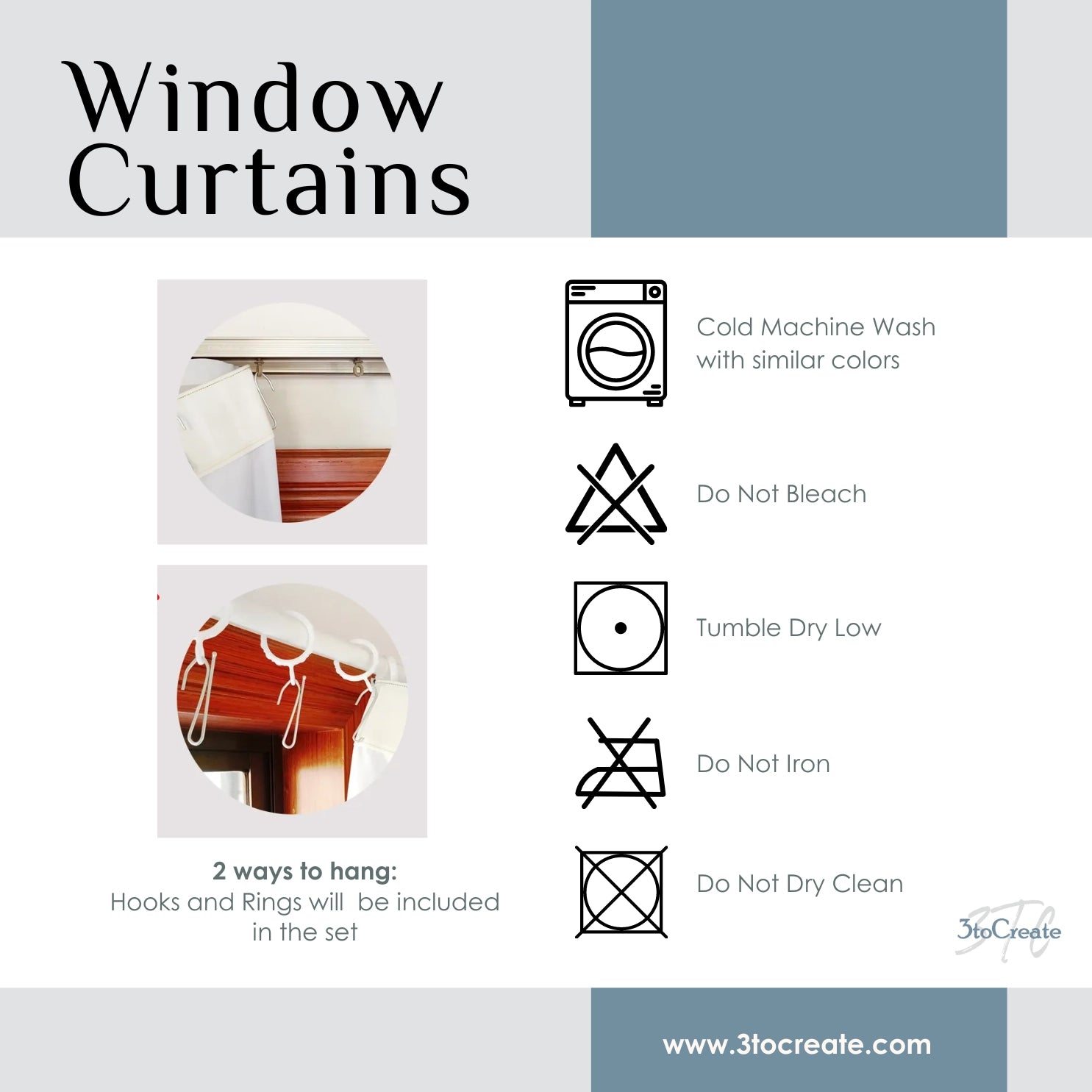 Blackout Curtains - Horse shoe (lavender)