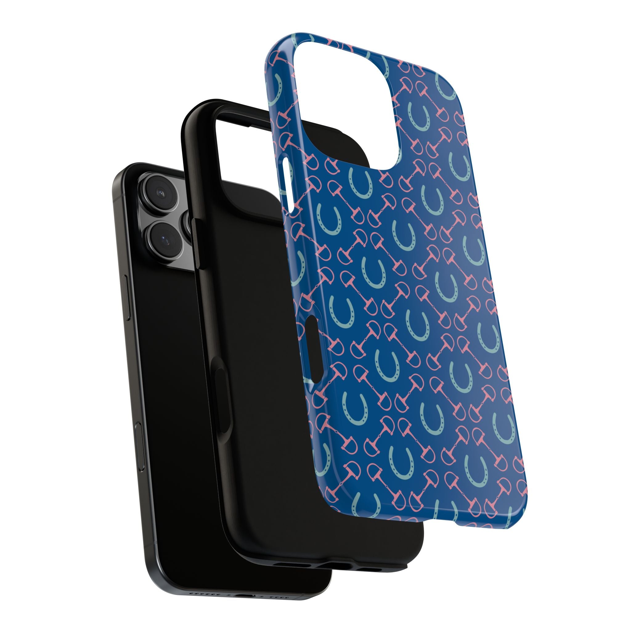 Shoes and Bit Phone Case (Navy)