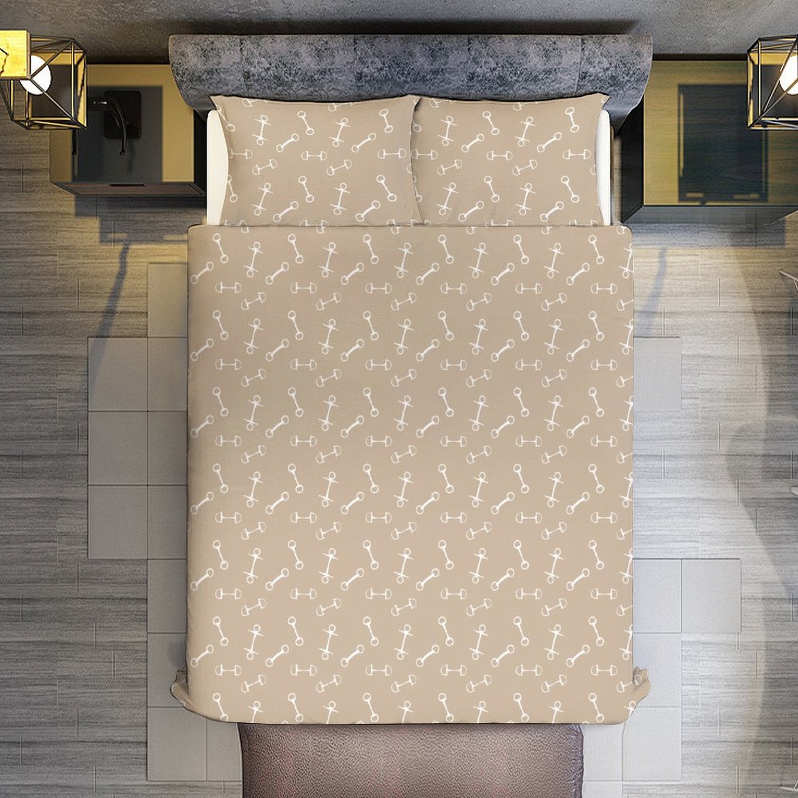 6 colors - Horse Bits Bedding Set
