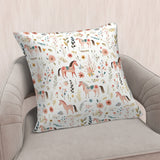 Meadow Hooves Throw Pillow Covers
