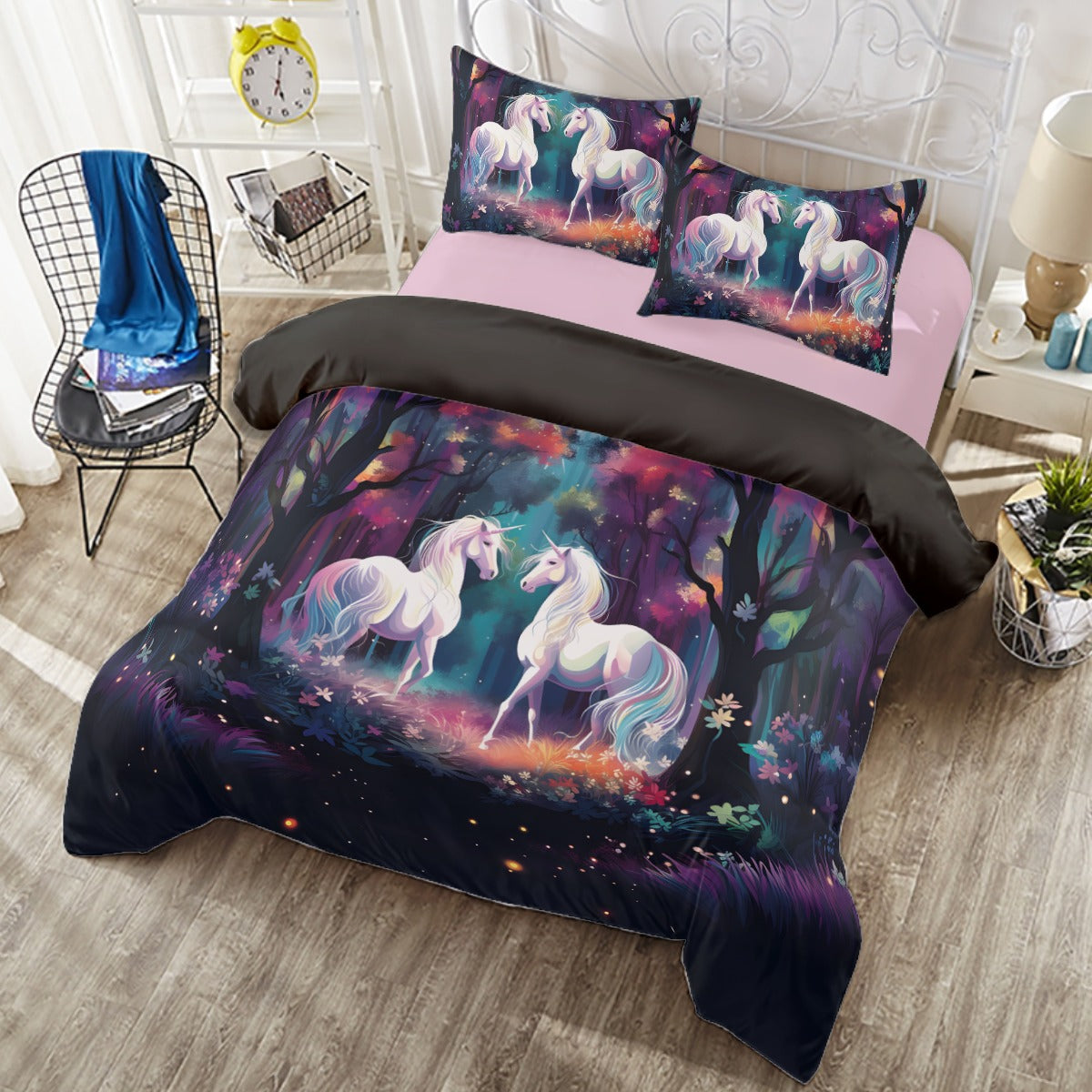 Duvet Set - Mysterious Unicorns