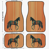 Car Floor Mat - Warm Orange