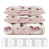 Pink Field - 3 Pcs Duvet Set