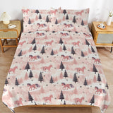 Pink Field - 3 Pcs Duvet Set