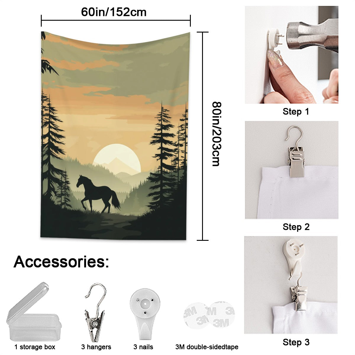 Dusk Path - Wall Tapestry